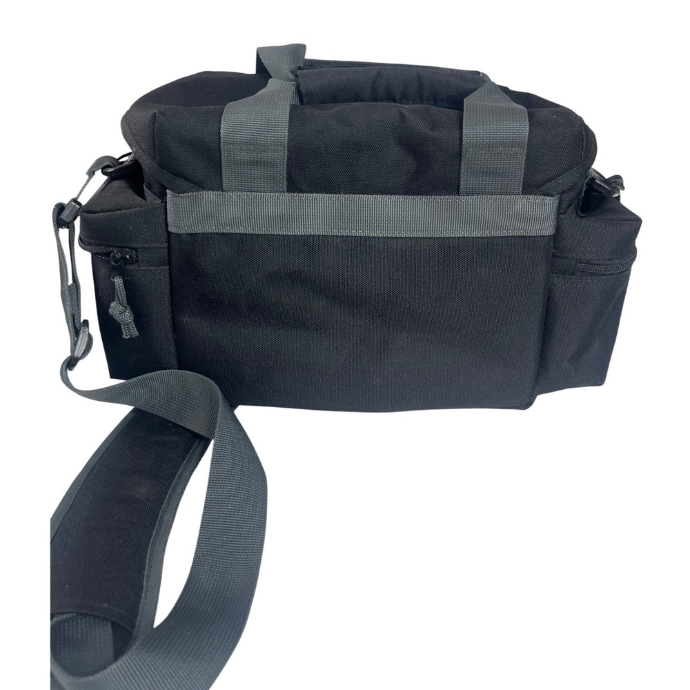 Canon Camera Bag Unisex OS Black Canvas Messenger Shoulder Strap Padded - Picture 2 of 10